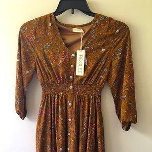 NWT Roolee Maxi Floral Dress